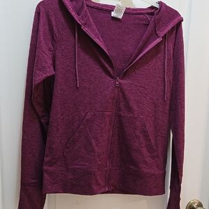 Women's Purple Zip-Up Hoodie